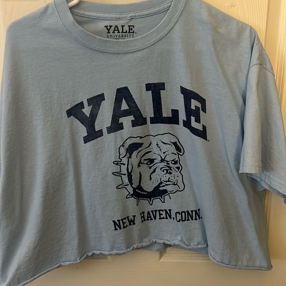 Yale Bulldogs cropped t-shirt